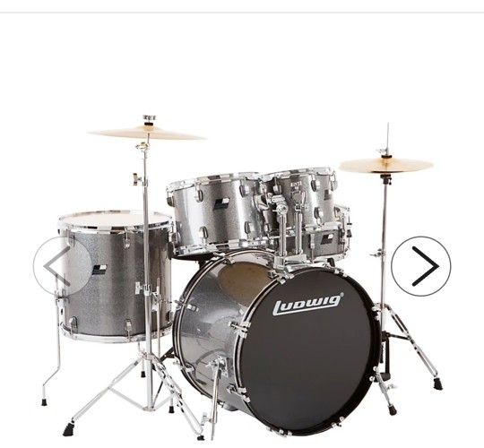 Pretty Much Brand New Ludwig Drumset Complete $ 300