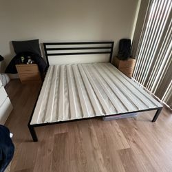 King Bed Frame/headboard and Bunkie Board