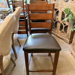 6 Counter Height Bar Stools.