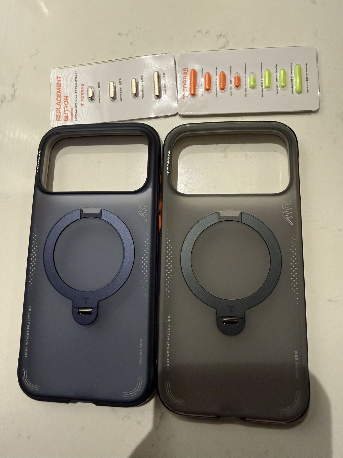 TORRAS Ostand Q3 Air for iPhone 17 Pro Max Case with 360 Magnetic Stand, Fit for MagSafe, Mil-Grade Drop Tested, Camera Control Button, Shockproof Pho