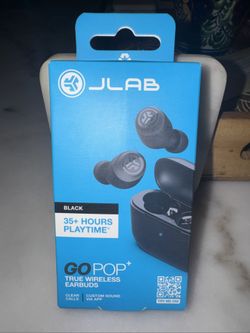 NEW** Jlab GoPop+ Black 