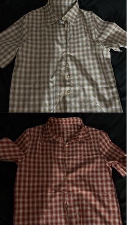 Flannel button ups