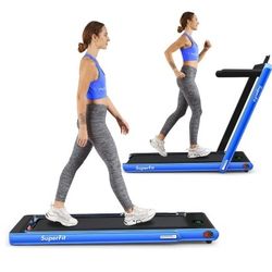 $300 COSTWAY GOPLUS SUPERFIT FOLDAWAY ELECTRIC TREADMILL 