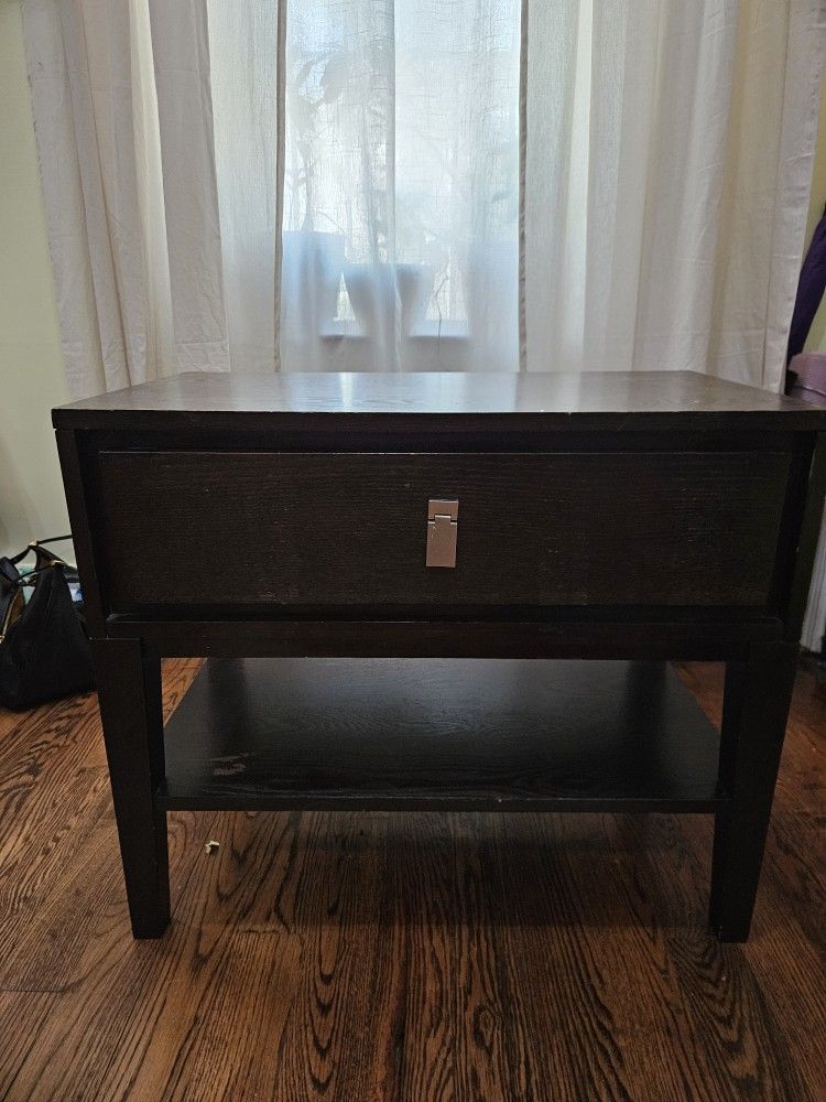 West Elm Chocolate Night Stand