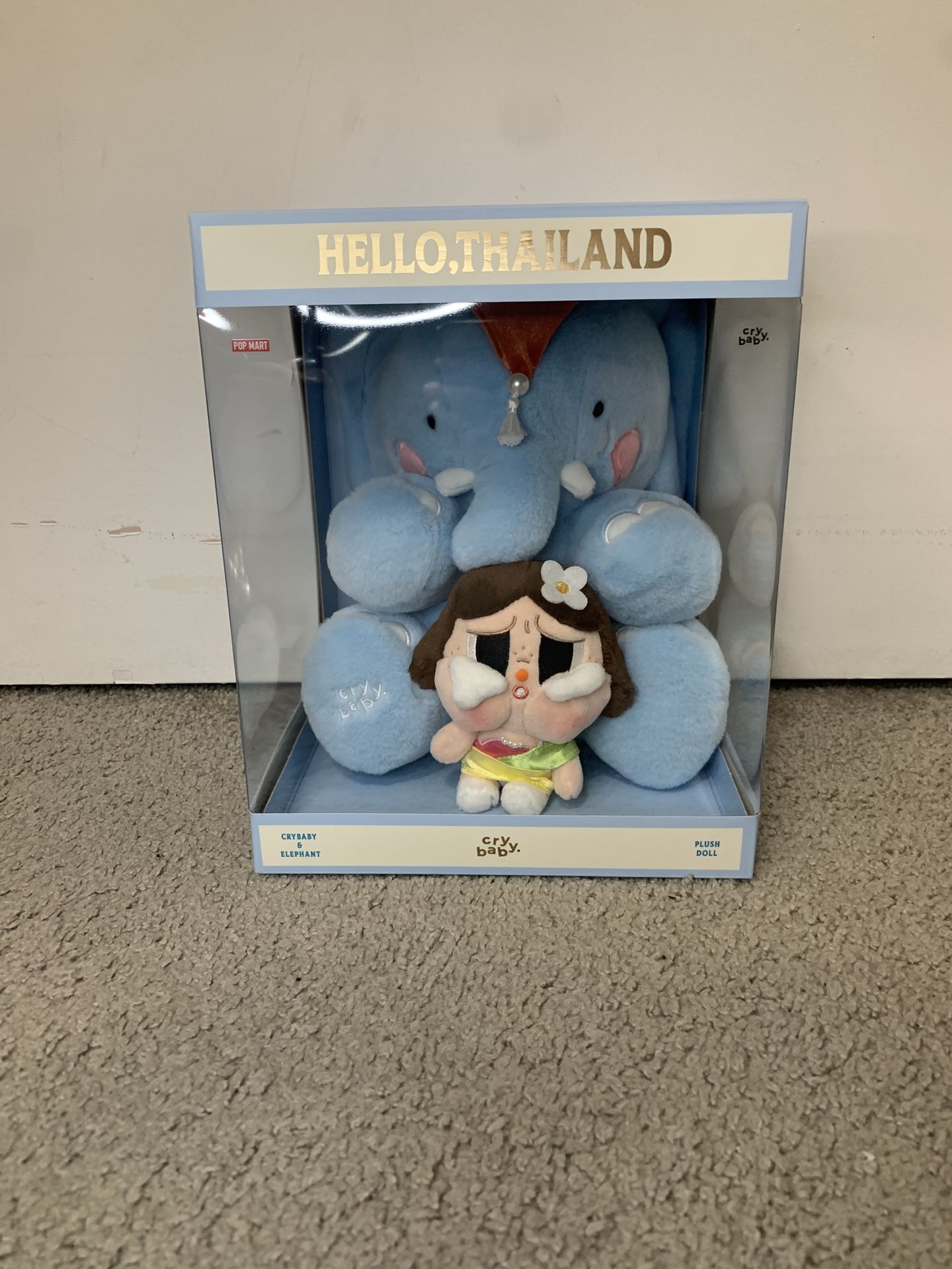 SEALED POP MART CRYBABY HELLO THAILAND PLUSH