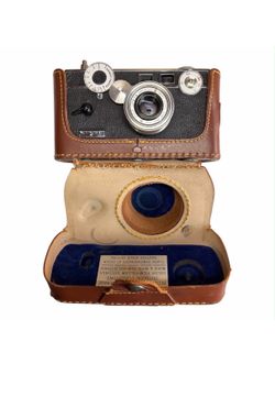 Vintage Argus C3 35mm Rangefinder Camera Cintar 50mm f/3.5 Case
