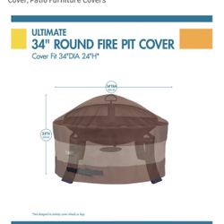 Fire Pit cover, DUCKCOVERS, 36 Inches Round 