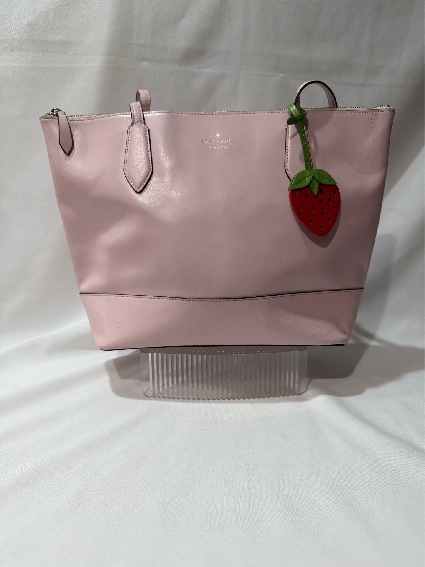 Kate Spade, New York Light Pink Double Handle Zipper Closure Tote Bag
