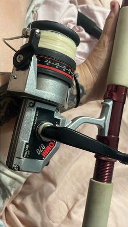 Zebco Oceanside 1100 Series 8010 10’ Med/heavy Action. Line Rec: 12-25 bs Lure weight 1-4 oz manufacturing in Korea distributed by Kmart corporation