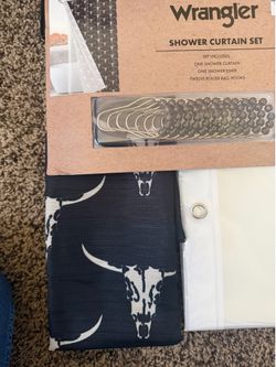 Wrangler shower curtain