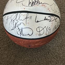 sacramento kings ball signed
