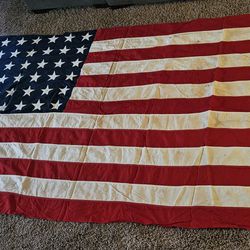 Vintage 48 stars United States of America flag 