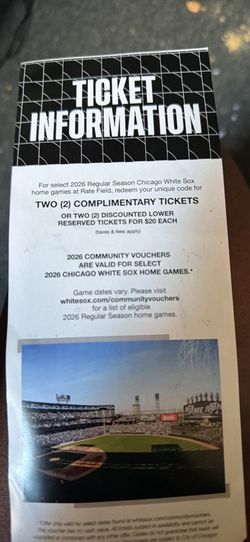 White Sox tickets