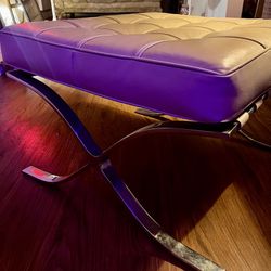 🚛 Free Delivery 🎁 LEATHER OTTOMAN BENCH