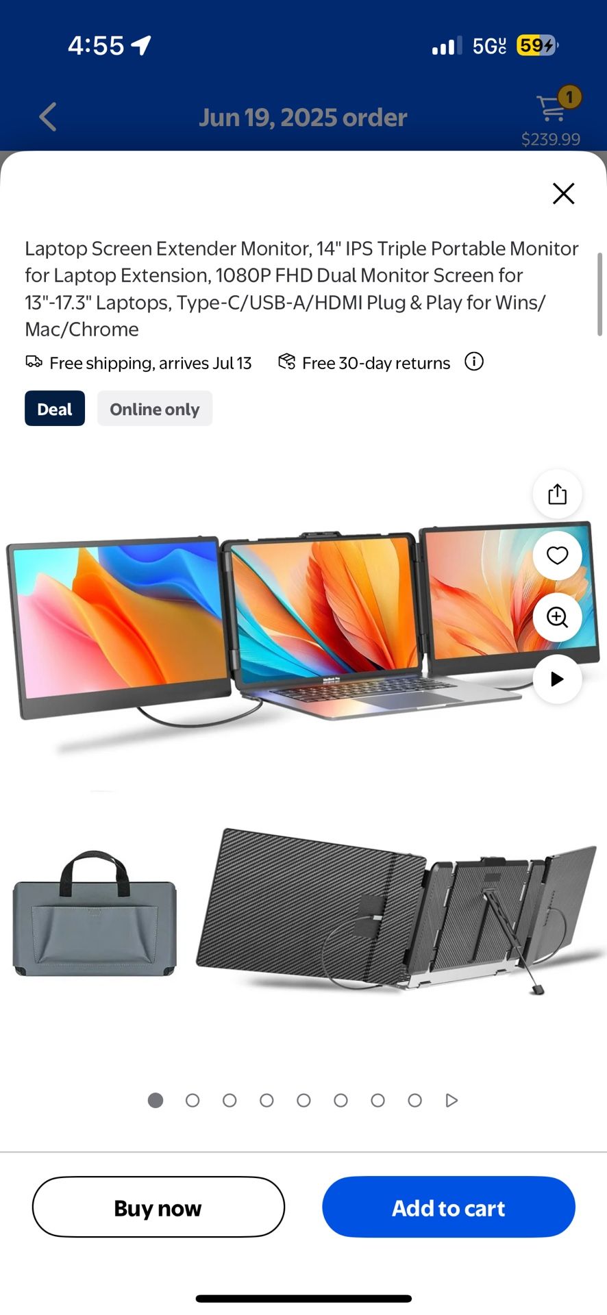 14” HD Laptop Screen Extender (BRAND NEW)