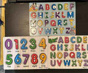 ABC and Number  puzzle
