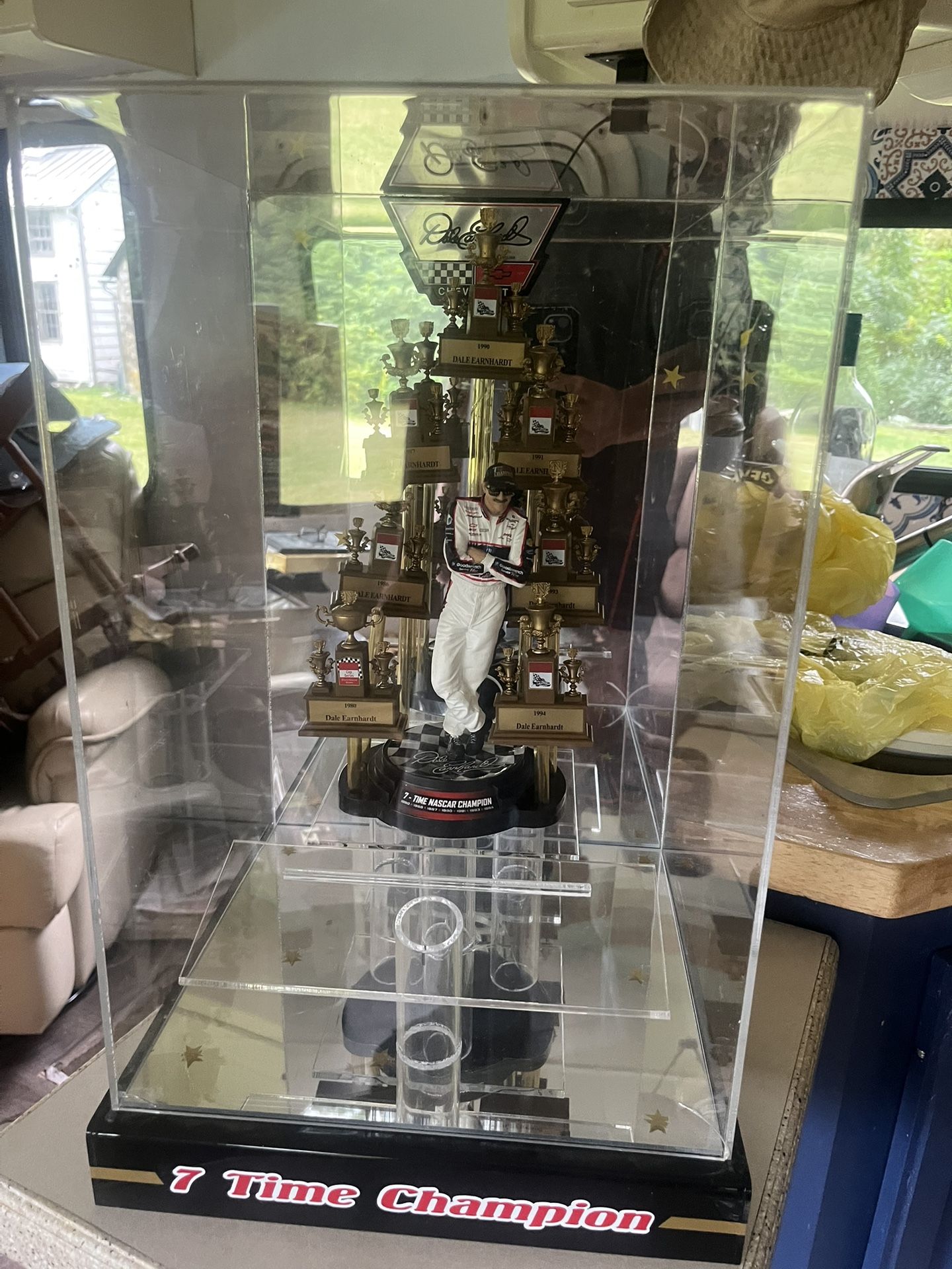 Dale Earnhardt seven time champion display