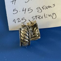 Earrings,different Styles, Size ,925 Sterling Silver , Please Check Out All Photos For More Details, Each .EACH 