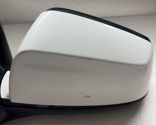 2015 BMW 528i 550i Left Driver Mirror Alpine White 3 Wire