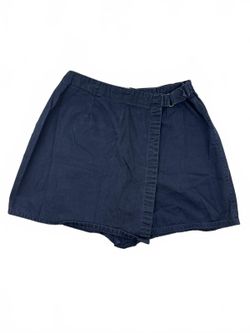White Stag Navy Blue Cotton Skort Casual Summer Preppy