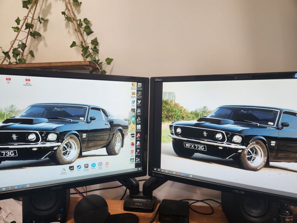 Dual Asus Monitors