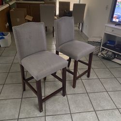2 Bar Height Chairs 