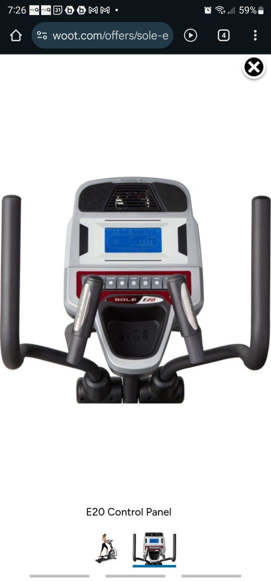 Sole E20 Elliptical