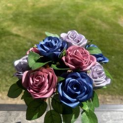 Handmade Forever Ribbon Roses