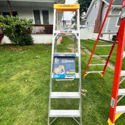 Werner 6ft Aluminum Step Ladder 250lb
