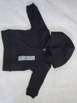 Black Kids Full-Zip Hoodie