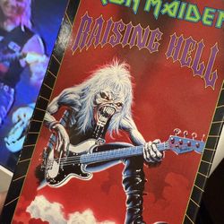 1 Custom Music Live Concert Video DVD - Iron Maiden Raising Hell - HTF DVD