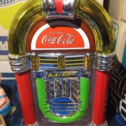 Ceramic  Jukebox   Cookie  Jar