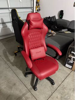 New In Box Gaming chair red color