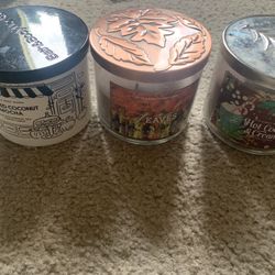 Collection Of 3 Bath And Body Works LIMITED holiday Candles 