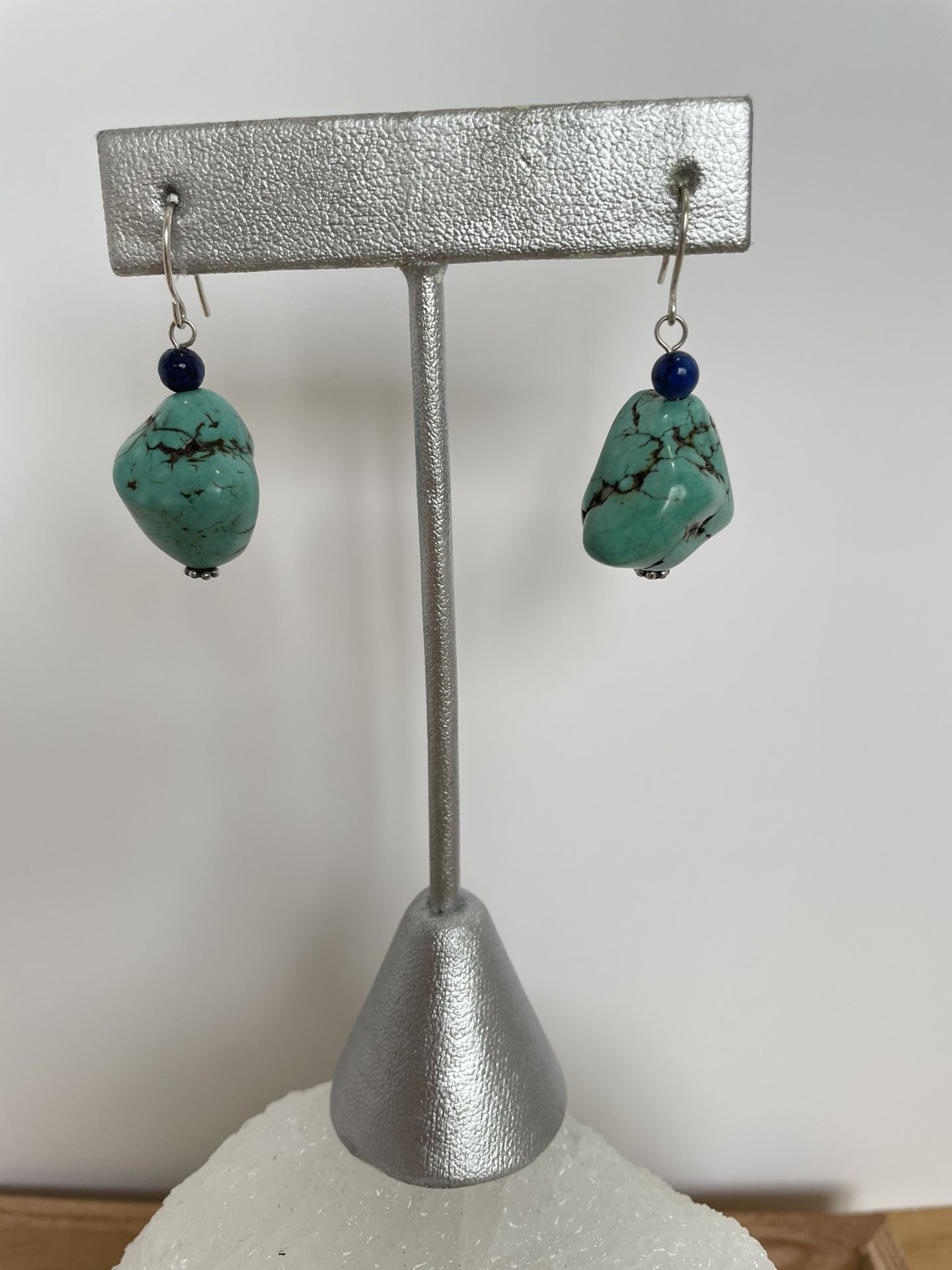 Silver 925 Turquoise Earrings