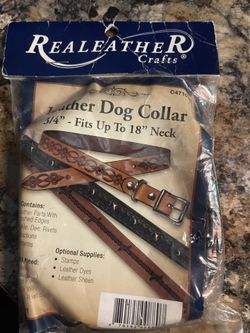 Dog Collar Kit From Real Leather Craft.