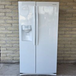 SAMSUNG SIDE-BY-SIDE REFRIGERATOR  26 cu ft COLD FOOD STORAGE HOME KITCHEN APPLIANCE FRIDGE 