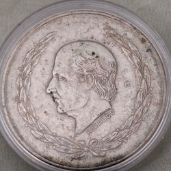 1952 5 Pesos Mexican Silver Coin