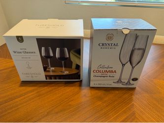 Wine & Champagne Glass Sets – $20 (Bundle)