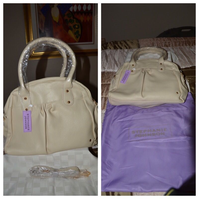 Cream Stephanie Johnson purse