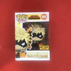 Funko Katsuki Bakugo #969 My Hero Academia Hot Topic Exclusive Funko Pop!