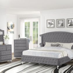 Brand New 4 Pc Queen Bedroom Set 
