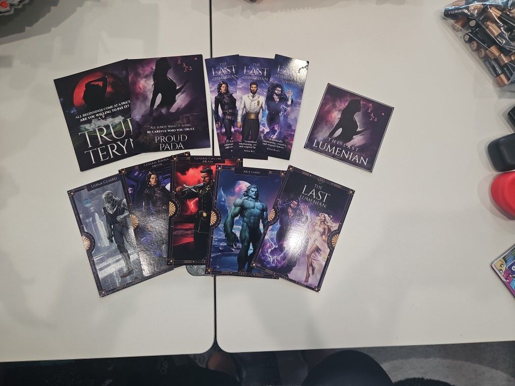 SDCC 2025 The Last Lumenian Cards, Magnets, Bookmarks, And Stickers
