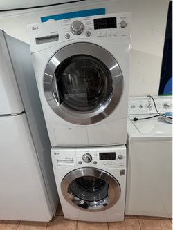 LG 24” electric front load washer & dryer set