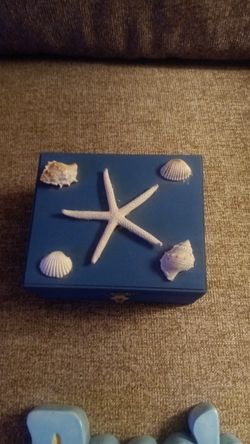 Beach Decor Trinket Box 