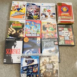 Nintendo Wii ,PS3 , Ps2 Games