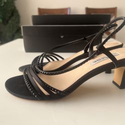 Women Shoe – Black, Low Heel, Comfortable, Elegant 