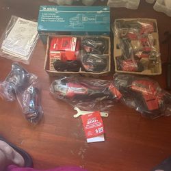 Milwaukee Tools  And Makita 