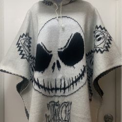 Jack Skeleton Poncho Serape 