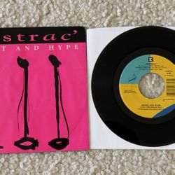 Abstrac’ “Right And Hype” Vinyl 7” Single w Picture Sleeve 1989 Reprise Records Gorgeous Pristine Collector’s Copy New Jack Swing. 